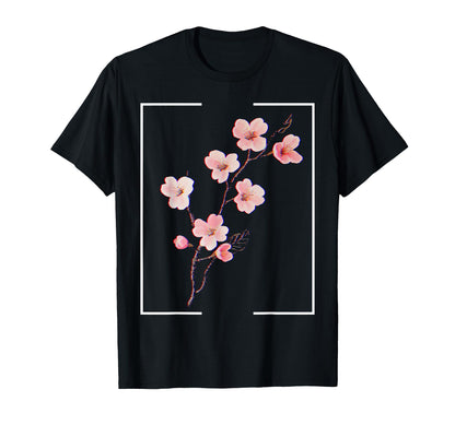 Cherry Blossom Japanese Aesthetic T-Shirt - Streetwear Style Men Women - T-Shirt, Sweatshirt, Hoodie