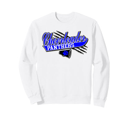 Panthers Cheerleader Cheer Mom Sweatshirt - Casual Everyday Wear Unisex - T-Shirt, Sweatshirt, Hoodie