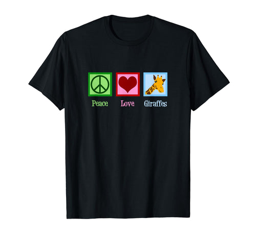 Peace Love Giraffes T-Shirt - Streetwear Style Unisex - T-Shirt, Sweatshirt, Hoodie