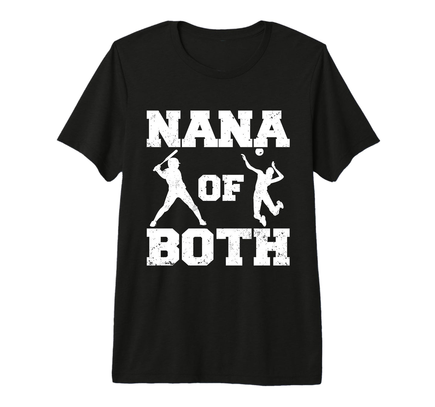 Nana Both Funny Baseball Volleyball T-Shirt - Streetwear Style for Adults - T-Shirt, Sweatshirt, Hoodie