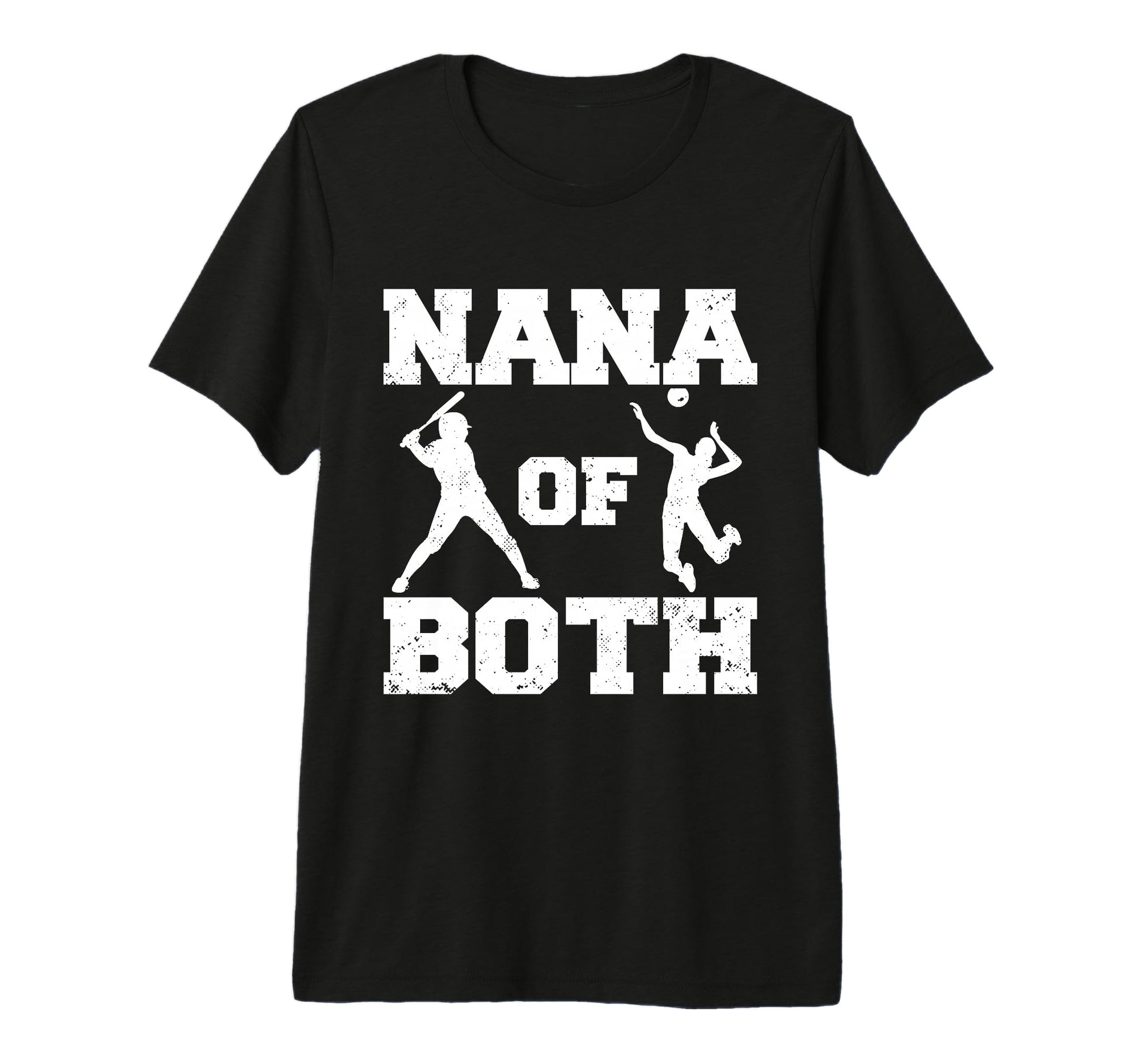 Nana Both Funny Baseball Volleyball T-Shirt - Streetwear Style for Adults - T-Shirt, Sweatshirt, Hoodie