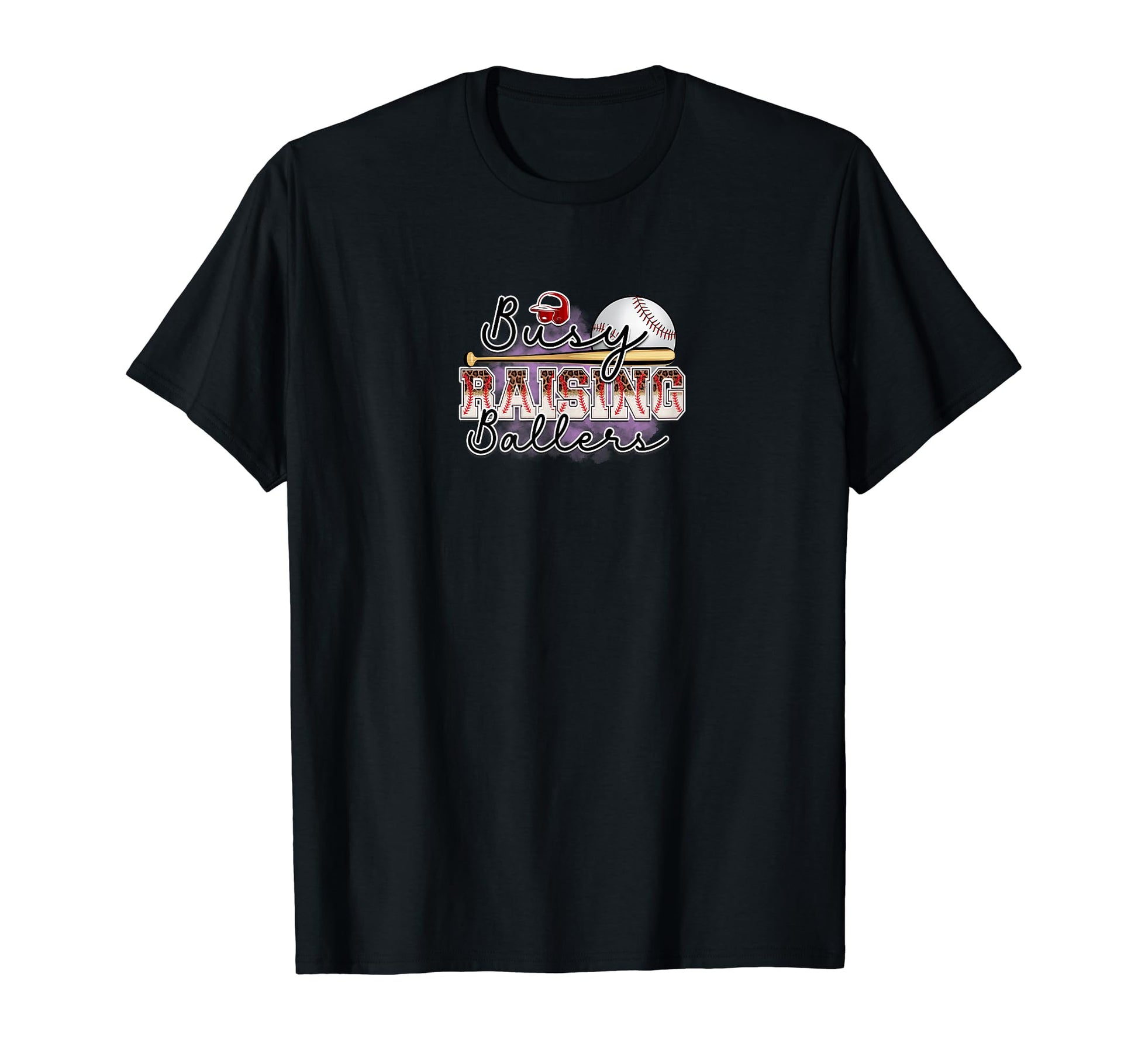 Busy Raising Ballers Funny Baseball Lovers T-Shirt - Novelty Apparel Unisex - T-Shirt, Sweatshirt, Hoodie