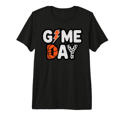 Game Day Vibes Animal Basketball T-Shirt - Fun Novelty Design for Adults - T-Shirt, Sweatshirt, Hoodie