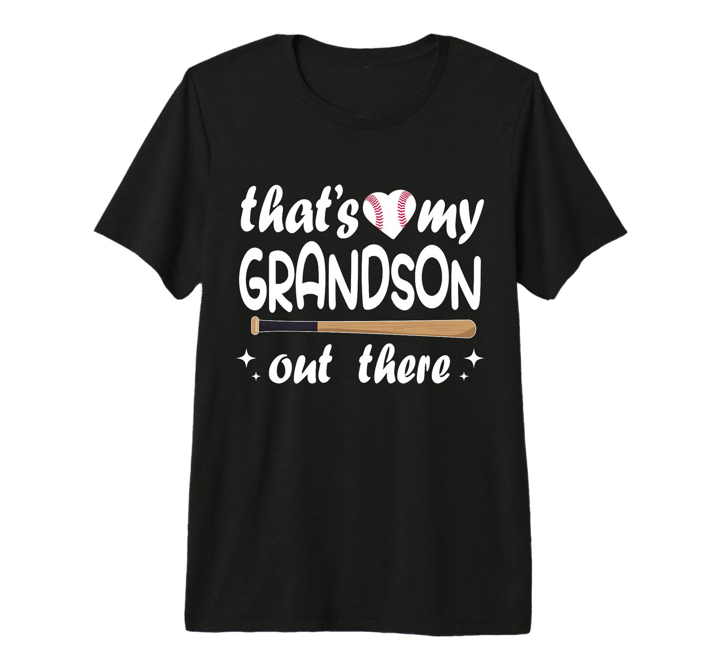 Funny Thats My Grandson Out T-Shirt - Casual Everyday Wear for Adults - T-Shirt, Sweatshirt, Hoodie