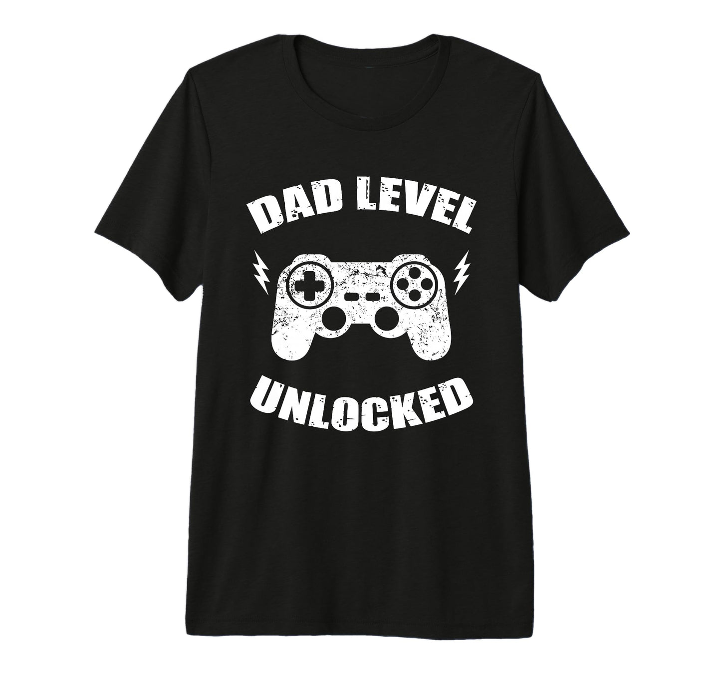 Dad Level Unlocked Gaming Controller T-Shirt - Streetwear Style Unisex - T-Shirt, Sweatshirt, Hoodie