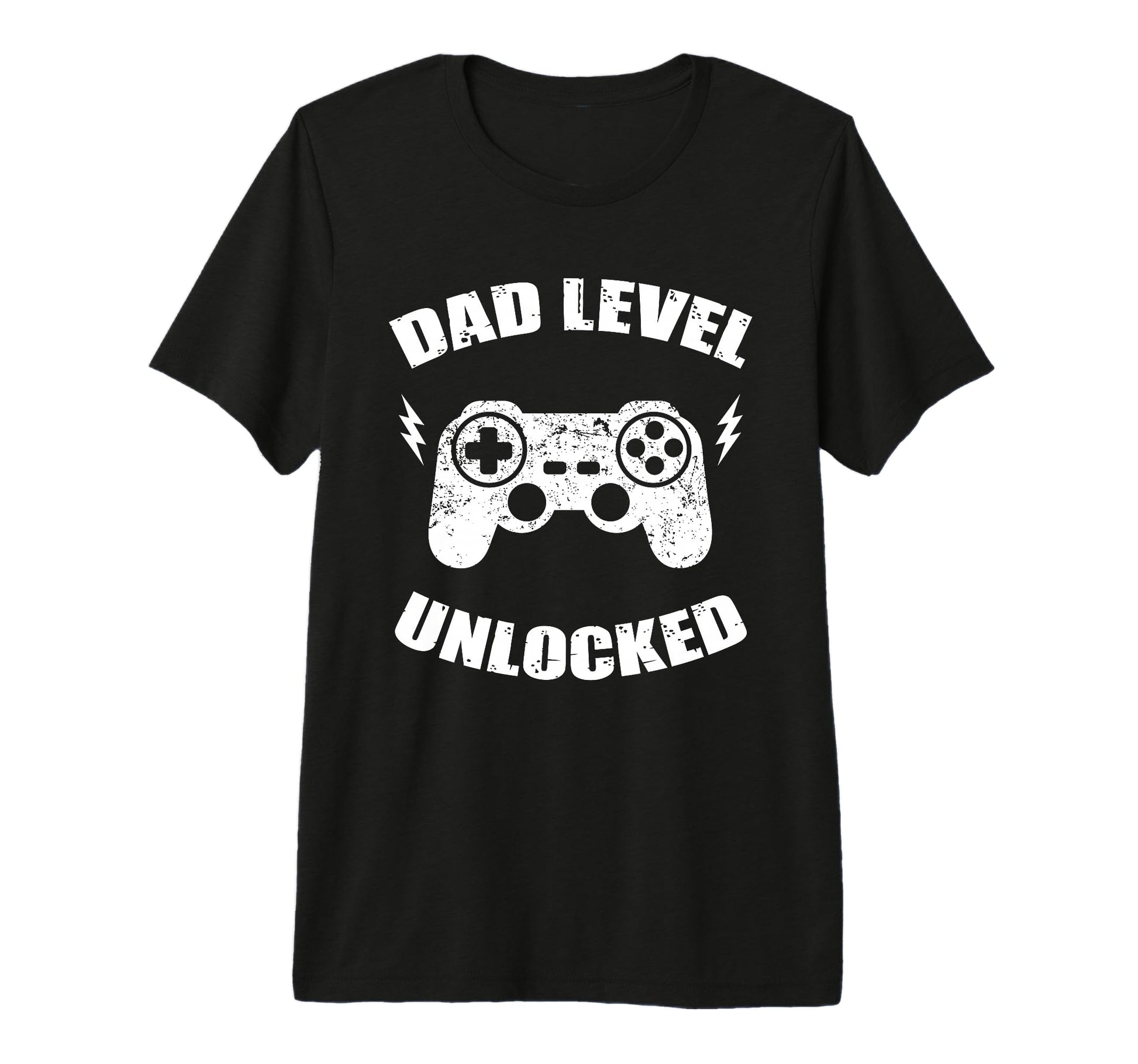 Dad Level Unlocked Gaming Controller T-Shirt - Streetwear Style Unisex - T-Shirt, Sweatshirt, Hoodie