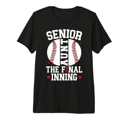 Baseball Senior Aunt 2026 Baseball T-Shirt - Streetwear Style Men Women - T-Shirt, Sweatshirt, Hoodie