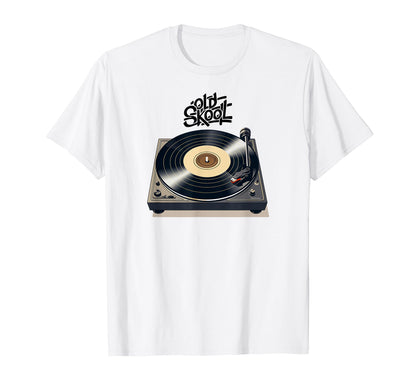 Oldschool Turntable Hip Hop Dj T-Shirt - Graphic Print Men Women - T-Shirt, Sweatshirt, Hoodie
