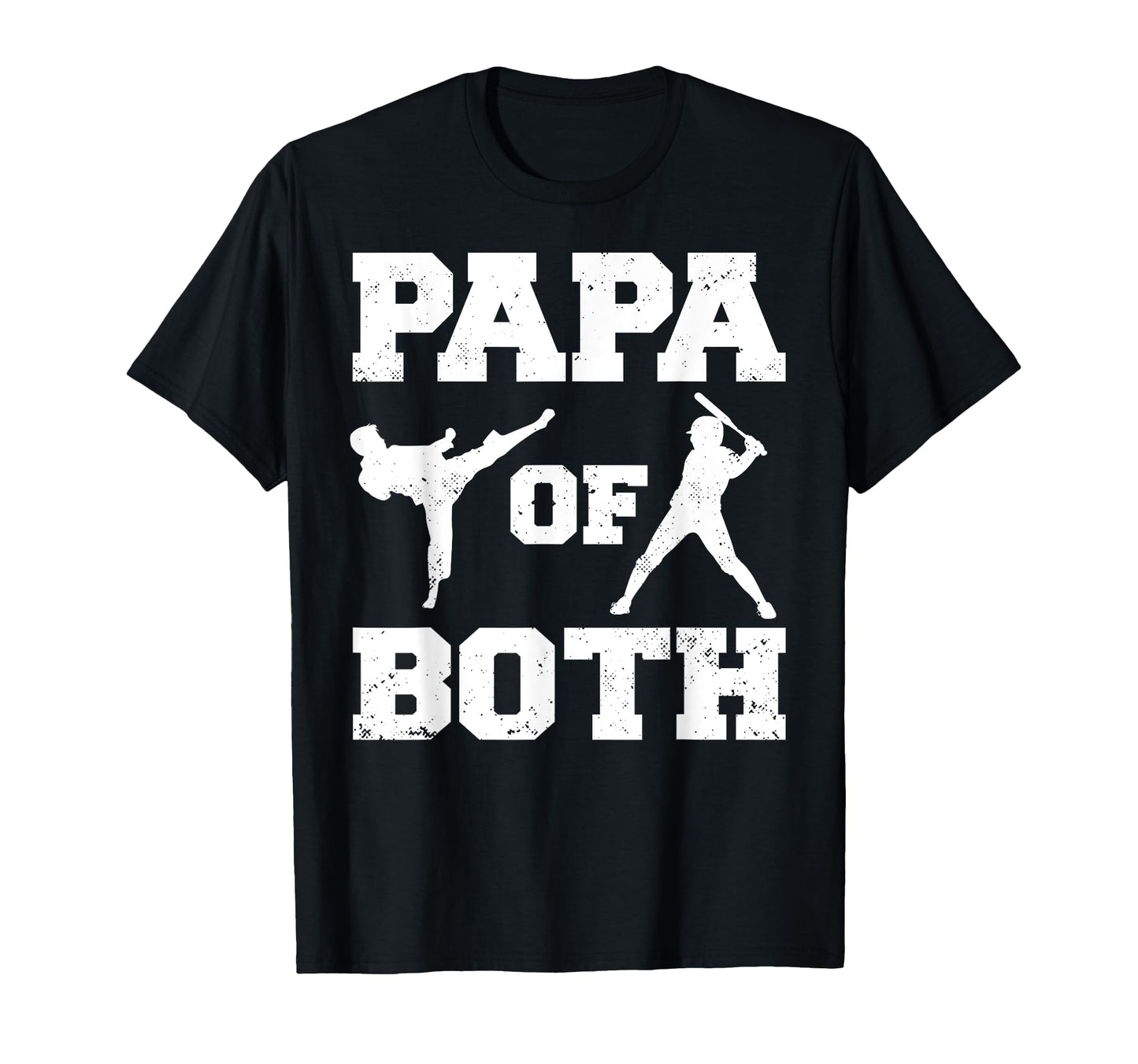 Papa Both Funny Baseball And T-Shirt - Aesthetic Graphic for Adults - T-Shirt, Sweatshirt, Hoodie