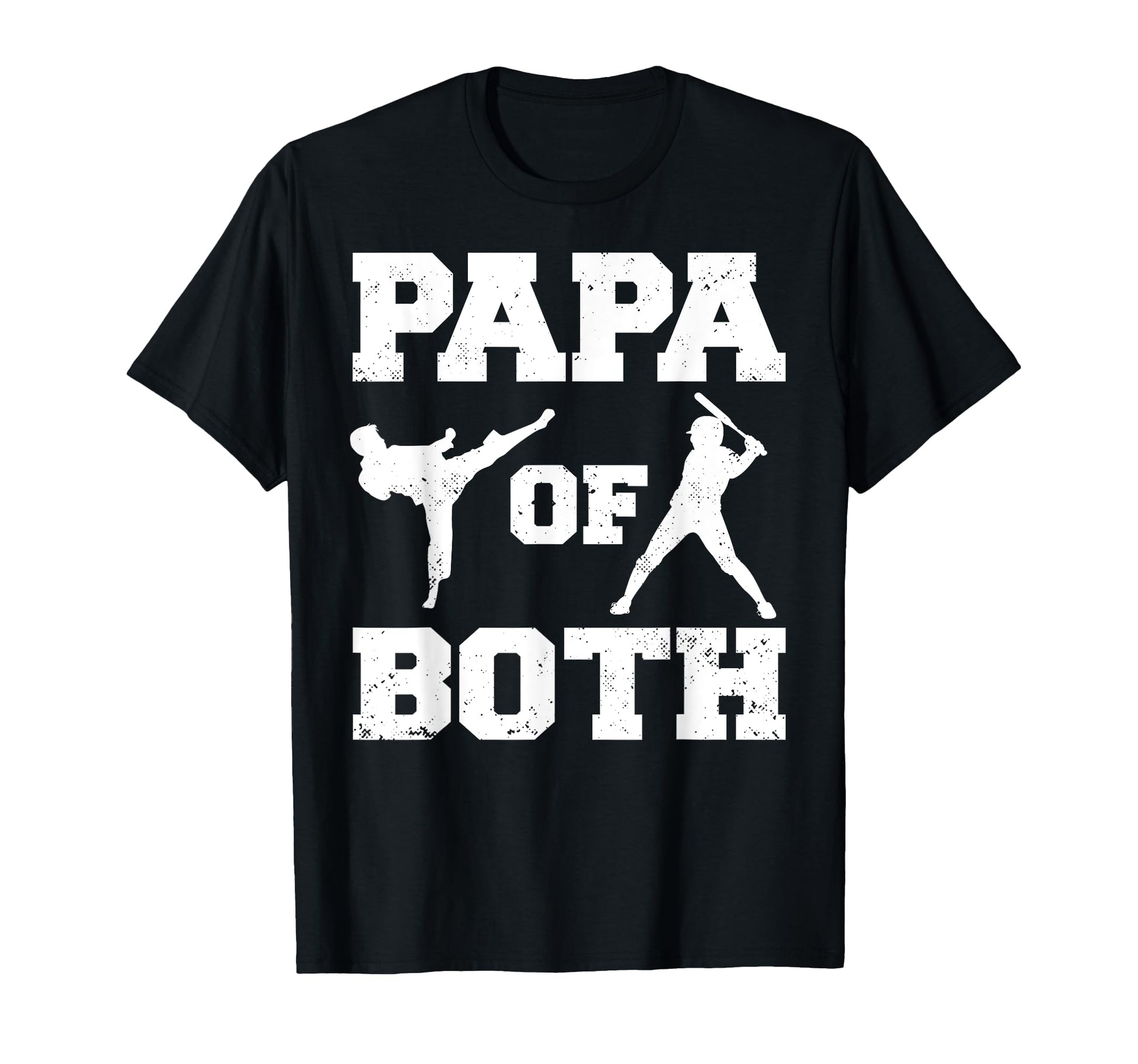 Papa Both Funny Baseball And T-Shirt - Aesthetic Graphic for Adults - T-Shirt, Sweatshirt, Hoodie