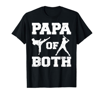 Papa Both Funny Baseball And T-Shirt - Aesthetic Graphic for Adults - T-Shirt, Sweatshirt, Hoodie