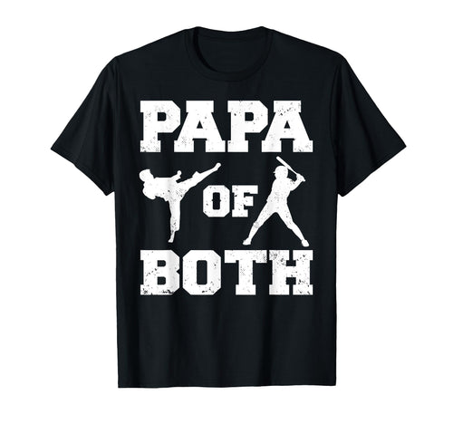 Papa Both Funny Baseball And T-Shirt - Aesthetic Graphic for Adults - T-Shirt, Sweatshirt, Hoodie