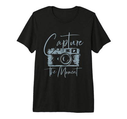 Capture Moment Photography Camera Capture T-Shirt - Unique Graphic Unisex - T-Shirt, Sweatshirt, Hoodie