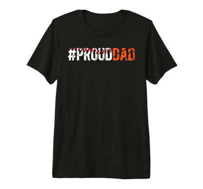 Mens Proud Dad Baseball Basketball T-Shirt - Novelty Apparel for Adults - T-Shirt, Sweatshirt, Hoodie