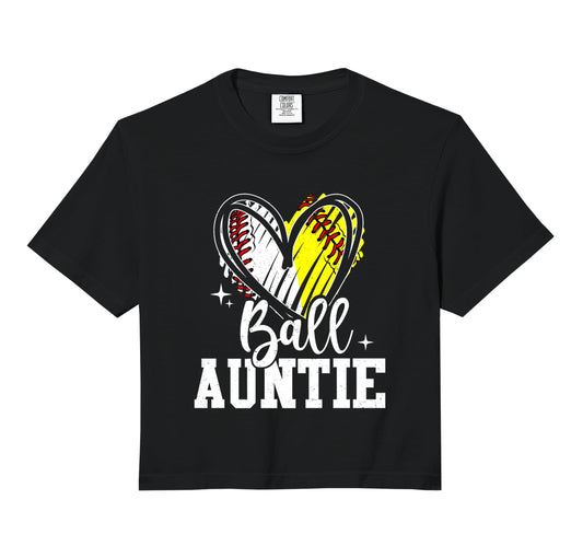 Ball Auntie Softball Baseball Sweatshirt - Streetwear Style for Adults - T-Shirt, Sweatshirt, Hoodie