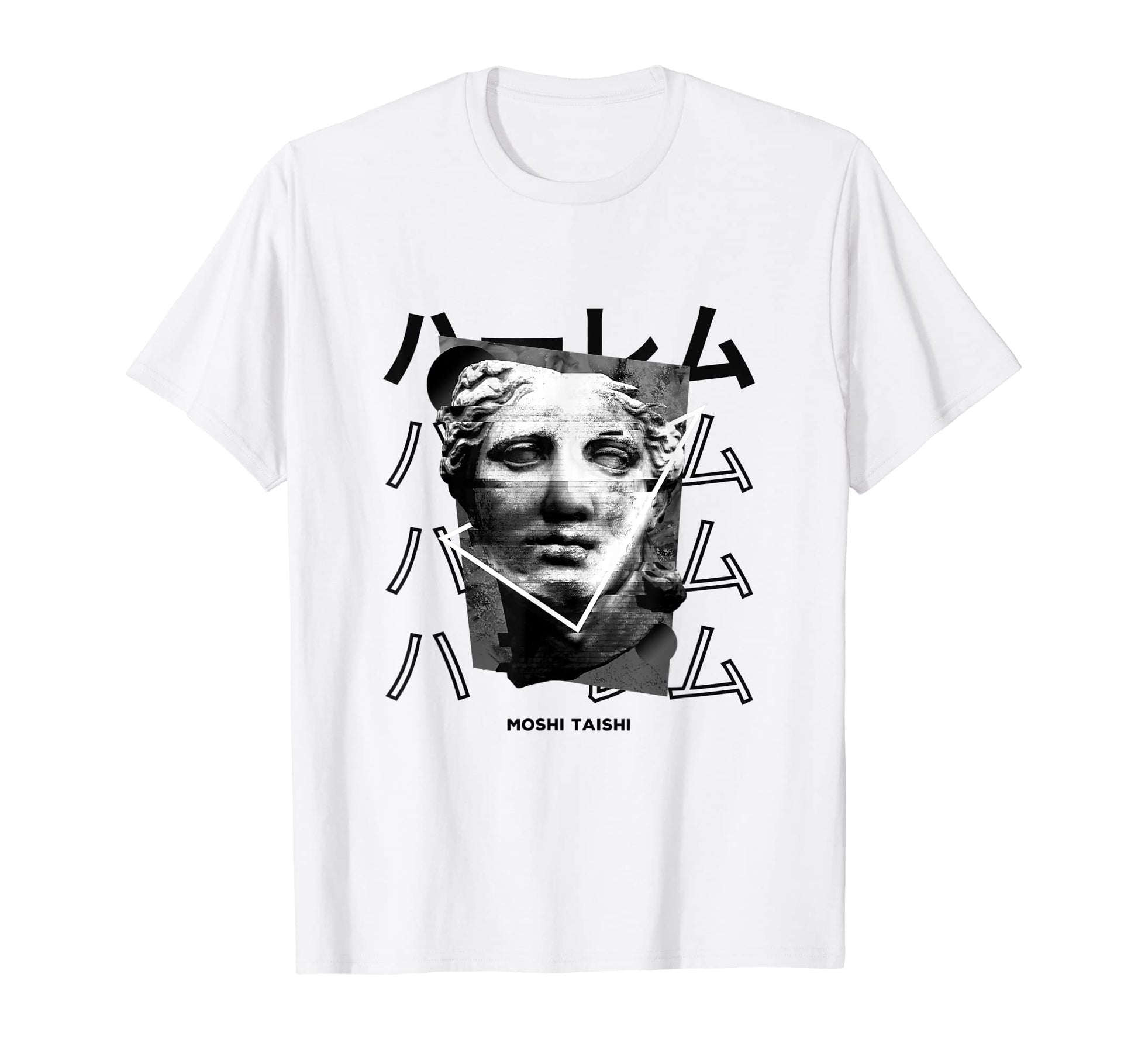 Vaporwave Statue Aesthetic Art T-Shirt - Fun Novelty Design Men Women - T-Shirt, Sweatshirt, Hoodie