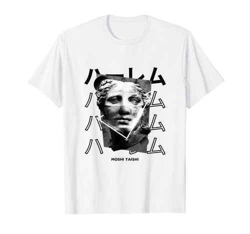 Vaporwave Statue Aesthetic Art T-Shirt - Fun Novelty Design Men Women - T-Shirt, Sweatshirt, Hoodie
