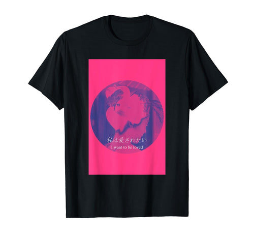Aesthetic Vaporwave Geisha T-Shirt - Casual Everyday Wear for Adults - T-Shirt, Sweatshirt, Hoodie
