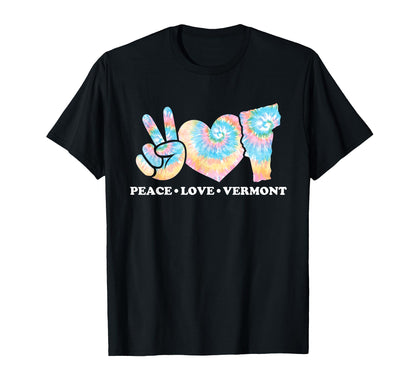 Tie Dye Vermont Hippie Gift Co T-Shirt - Streetwear Style Men Women - T-Shirt, Sweatshirt, Hoodie