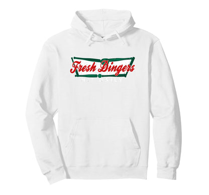 Dont Bunt Hit Fresh Dingers Funny Hoodie - Unique Graphic for Adults - T-Shirt, Sweatshirt, Hoodie