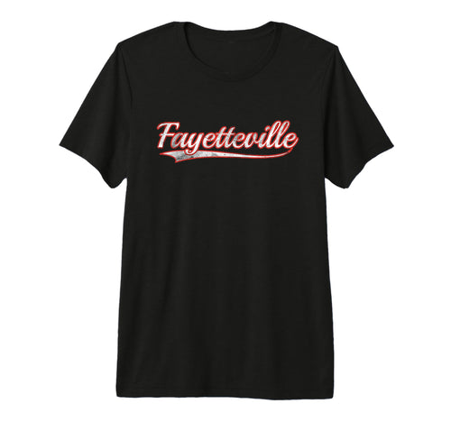 Fayetteville Varsity Distressed Throwback T-Shirt - Unique Graphic Unisex - T-Shirt, Sweatshirt, Hoodie