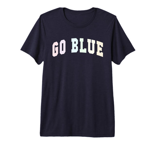 Lets Go Blue Team Spirit Week Game Day T-Shirt - Trendy Graphic Unisex - T-Shirt, Sweatshirt, Hoodie