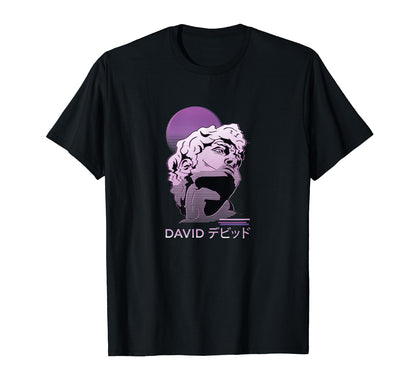 Vaporwave Aesthetic David Statue T-Shirt - Streetwear Style for Adults - T-Shirt, Sweatshirt, Hoodie