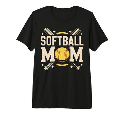 I Love Softball Sport Mother Mama T-Shirt - Aesthetic Graphic for Adults - T-Shirt, Sweatshirt, Hoodie
