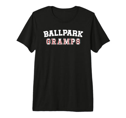 Mens Ballpark Gramps Baseball Gramps T-Shirt - Graphic Print for Adults - T-Shirt, Sweatshirt, Hoodie