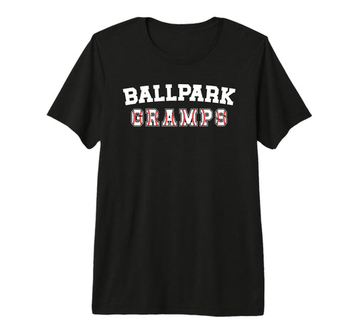Mens Ballpark Gramps Baseball Gramps T-Shirt - Graphic Print for Adults - T-Shirt, Sweatshirt, Hoodie