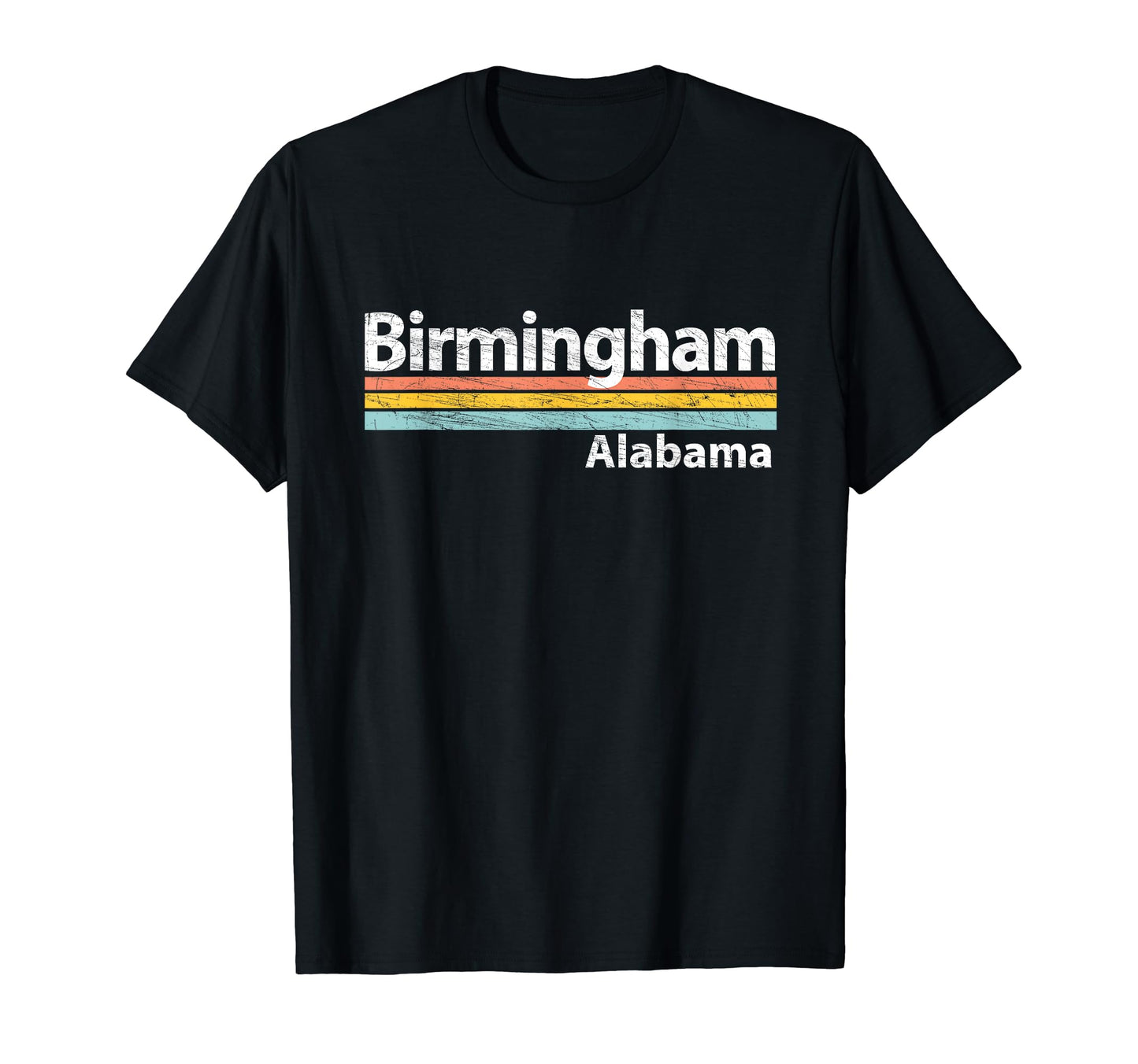 Birmingham Alabama Stripes T-Shirt - Minimalist Print Men Women - T-Shirt, Sweatshirt, Hoodie