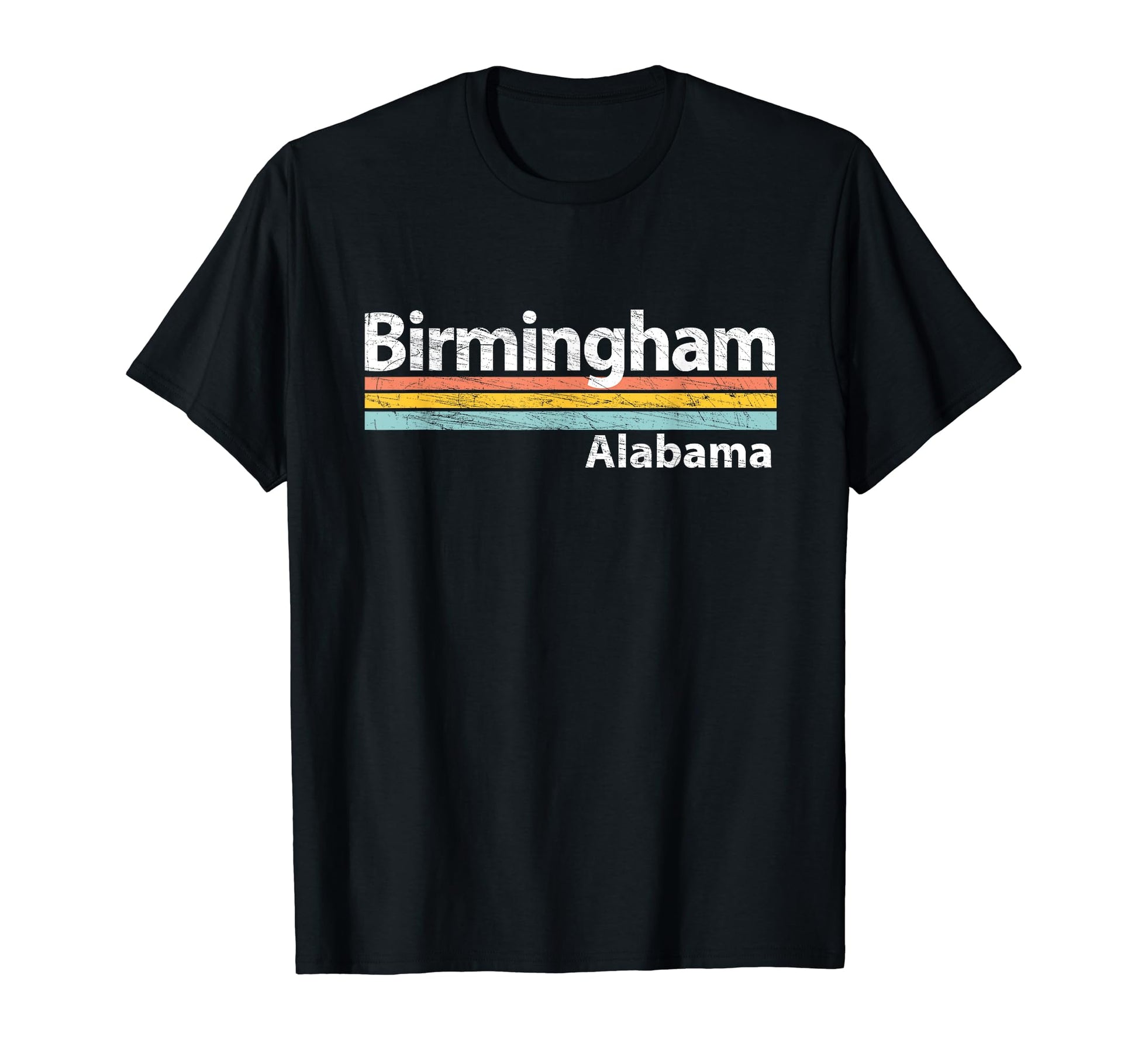 Birmingham Alabama Stripes T-Shirt - Minimalist Print Men Women - T-Shirt, Sweatshirt, Hoodie