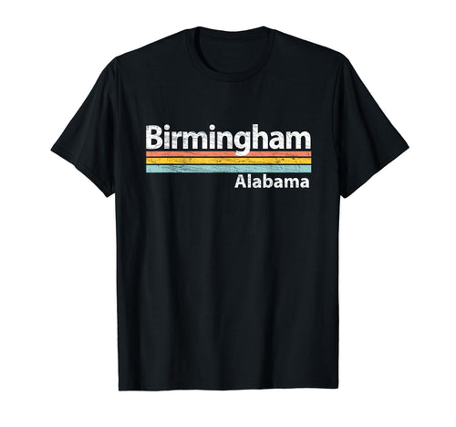 Birmingham Alabama Stripes T-Shirt - Minimalist Print Men Women - T-Shirt, Sweatshirt, Hoodie