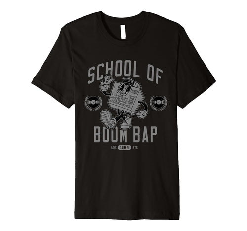 Grey Old School Hip Hop Sampler T-Shirt - Streetwear Style Unisex - T-Shirt, Sweatshirt, Hoodie