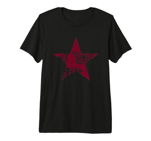 Star Stencil Graffiti Art Grunge Emo T-Shirt - Custom Art Print Men Women - T-Shirt, Sweatshirt, Hoodie