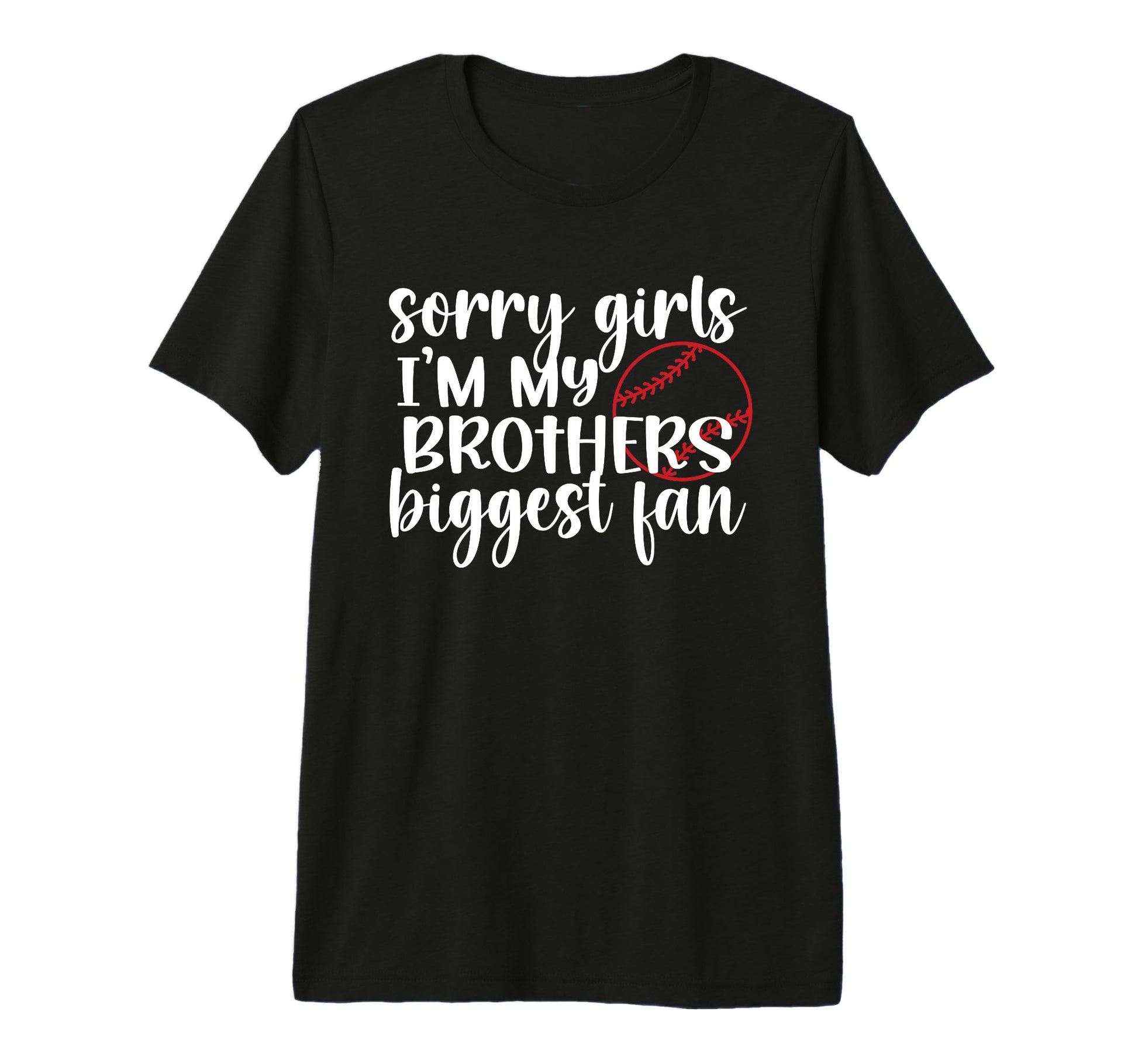 Biggest Fan Baseball Sister Baseball T-Shirt - Novelty Apparel Men Women - T-Shirt, Sweatshirt, Hoodie