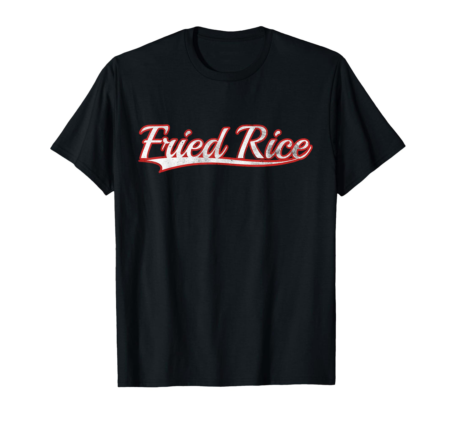 Fried Rice Asian Food Stir Fry Varsity T-Shirt - Novelty Apparel Unisex - T-Shirt, Sweatshirt, Hoodie