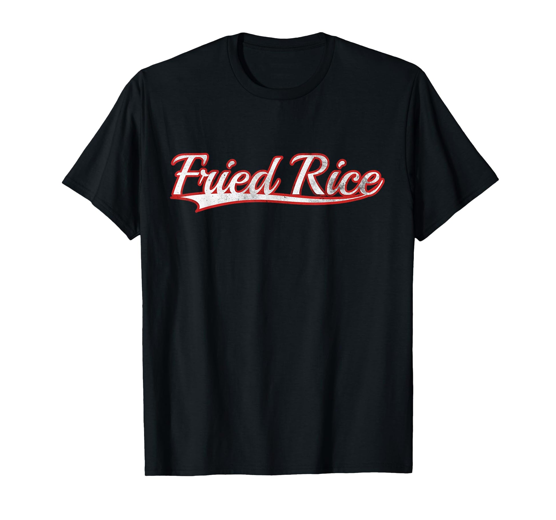 Fried Rice Asian Food Stir Fry Varsity T-Shirt - Novelty Apparel Unisex - T-Shirt, Sweatshirt, Hoodie