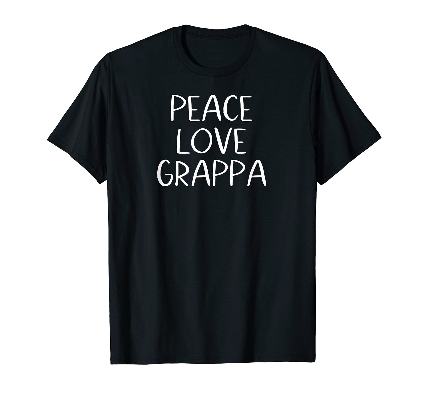 Peace Love Grappa Italian T-Shirt - Trendy Graphic Unisex - T-Shirt, Sweatshirt, Hoodie