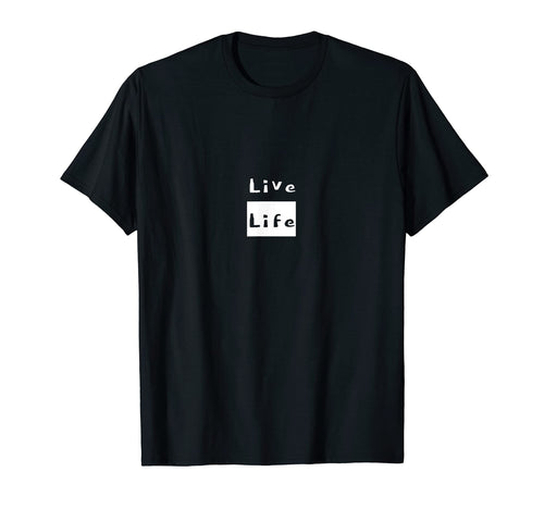 Live Life Optimistic View T-Shirt - Fun Novelty Design for Adults - T-Shirt, Sweatshirt, Hoodie