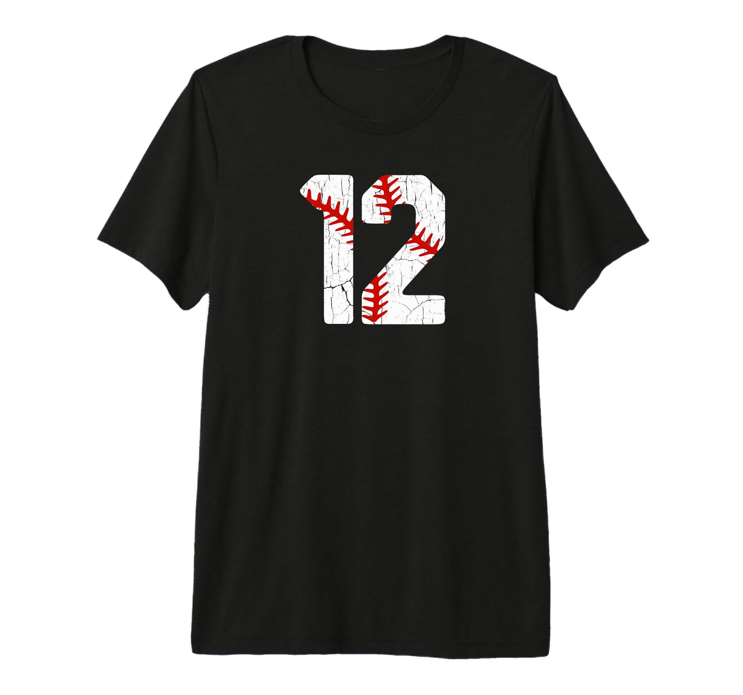 Baseball Player Jersey Number 12 12 T-Shirt - Aesthetic Graphic for Adults - T-Shirt, Sweatshirt, Hoodie