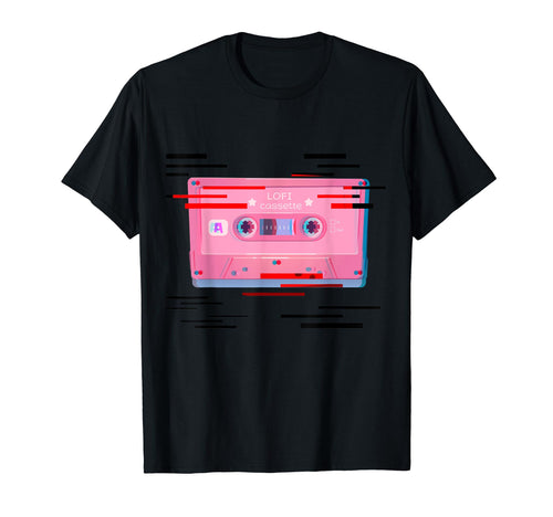 Lofi Jazz Lo Fi Glitch Cassette T-Shirt - Novelty Apparel for Adults - T-Shirt, Sweatshirt, Hoodie