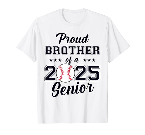 Class 2025 Baseball Brother Senior T-Shirt - Unique Graphic Unisex - T-Shirt, Sweatshirt, Hoodie
