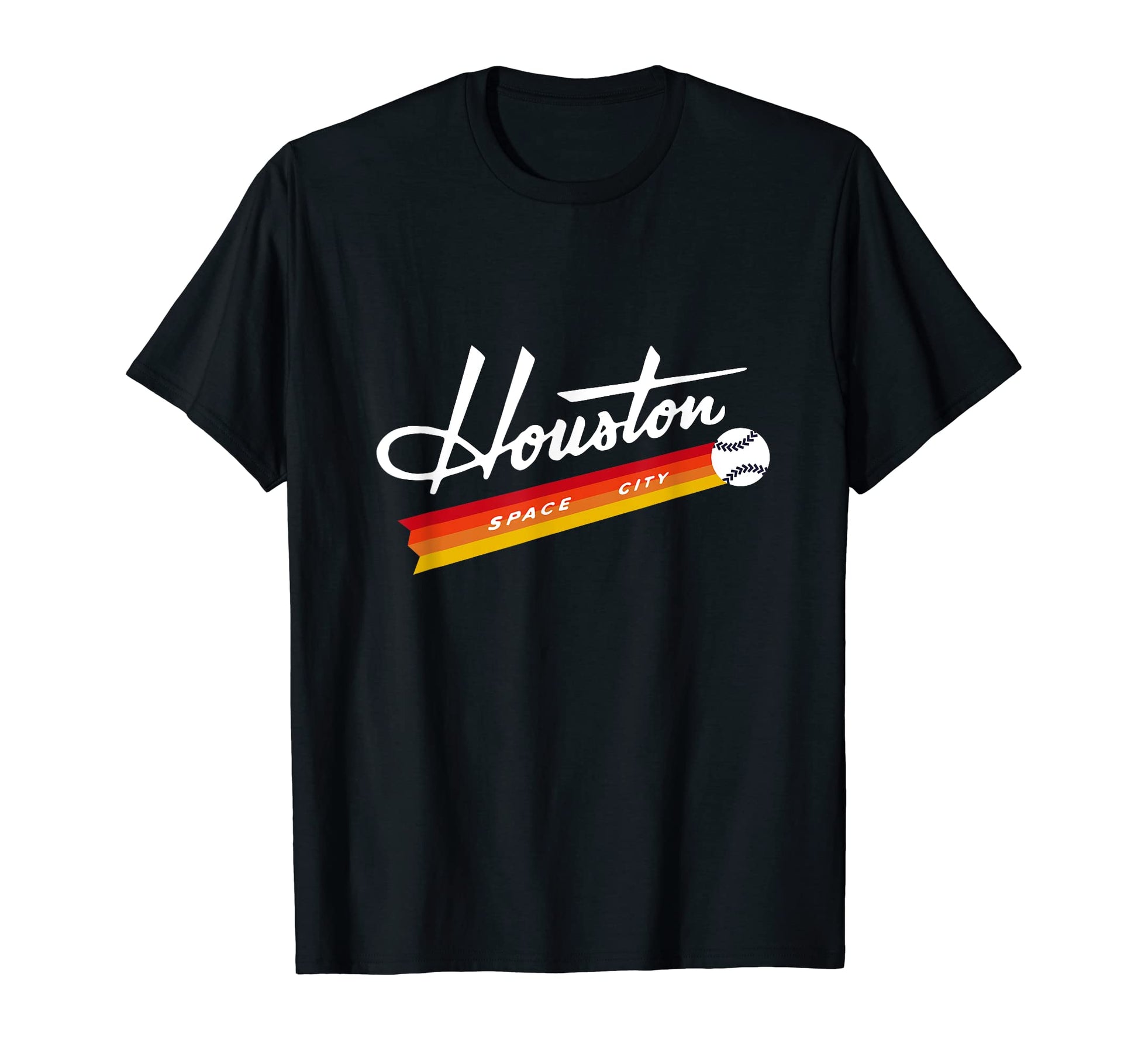 Houston Texas Tx Space City Color Stripes T-Shirt - Graphic Print Unisex - T-Shirt, Sweatshirt, Hoodie