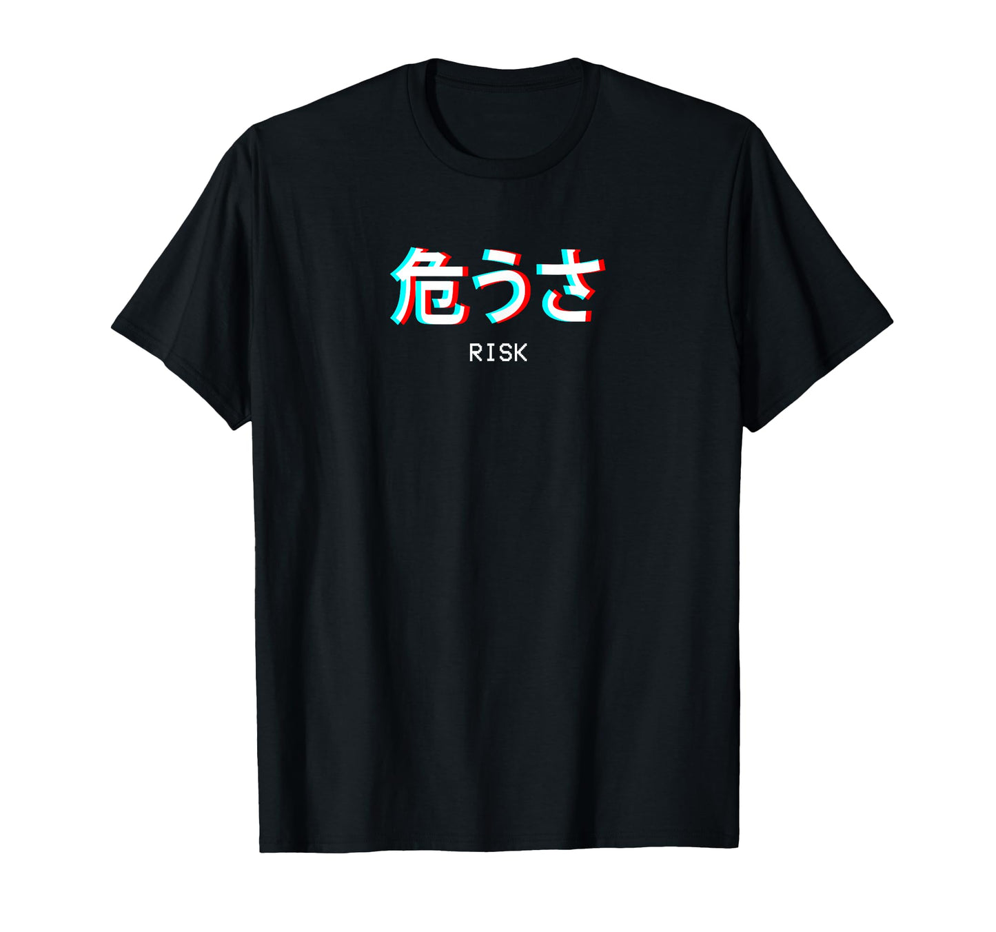 Risk Japanese Vaporwave Aesthetic T-Shirt - Casual Everyday Wear Men Women - T-Shirt, Sweatshirt, Hoodie