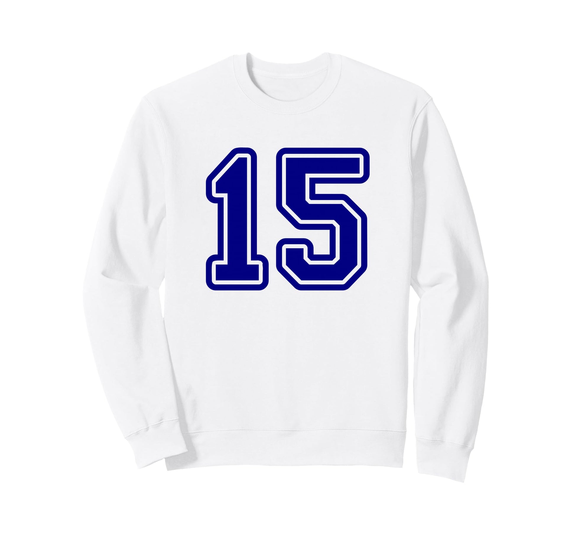 Blue Sport Team 15 Sweatshirt - Trendy Graphic Men Women - T-Shirt, Sweatshirt, Hoodie