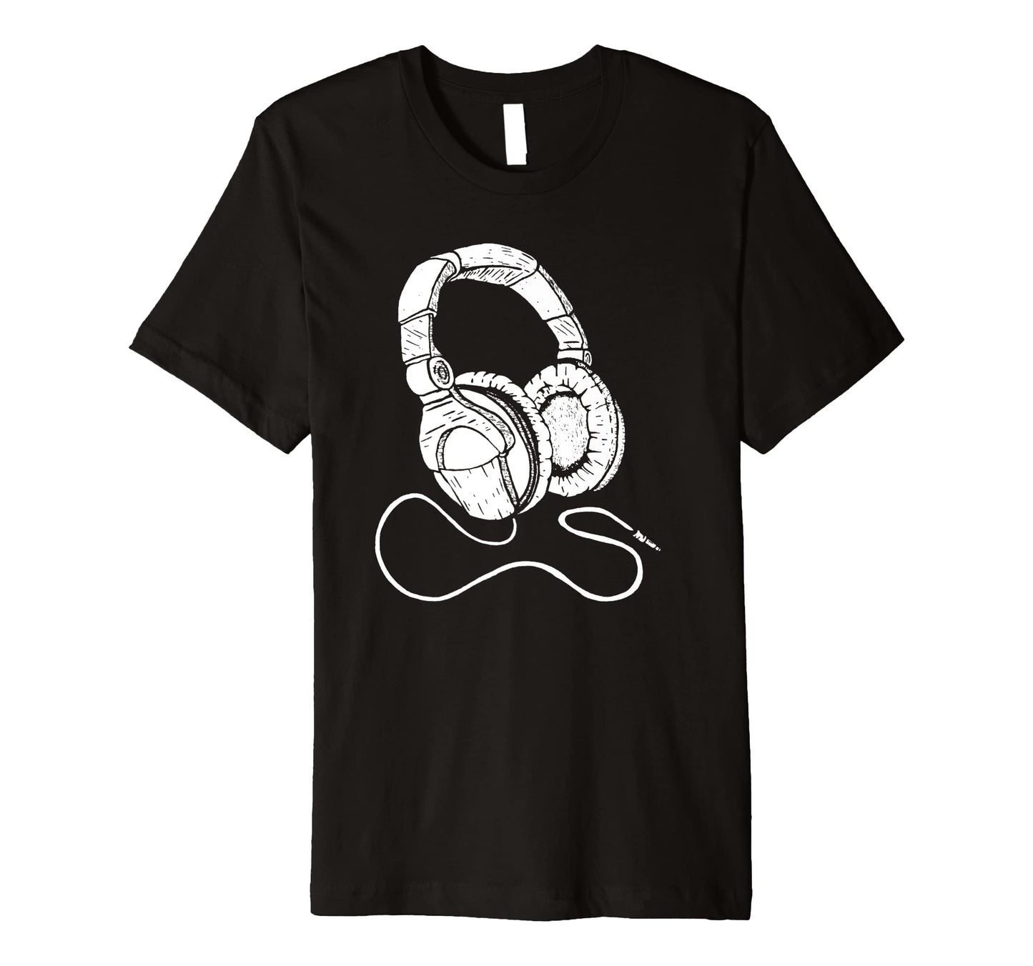 Hip Hop Over Ear Headphones Old School Rap T-Shirt - Graphic Print Unisex - T-Shirt, Sweatshirt, Hoodie