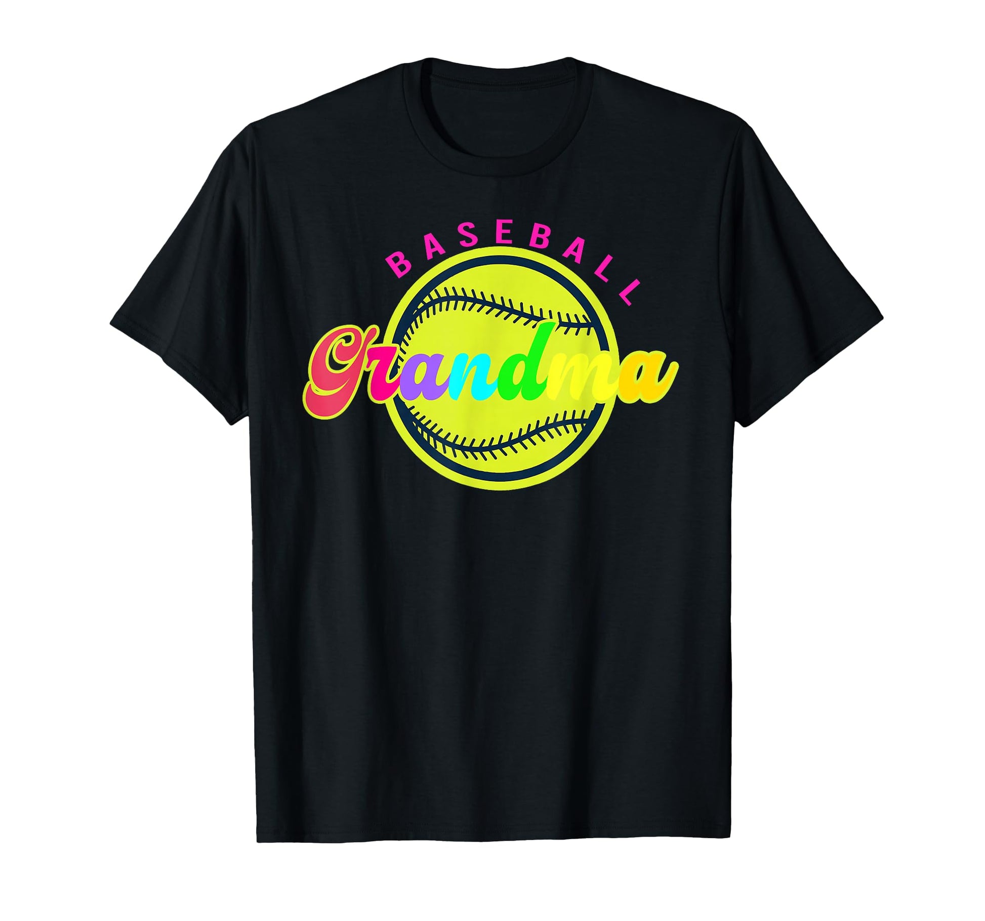 Baseball Grandma Softball Gigi Nana T-Shirt - Custom Art Print Unisex - T-Shirt, Sweatshirt, Hoodie