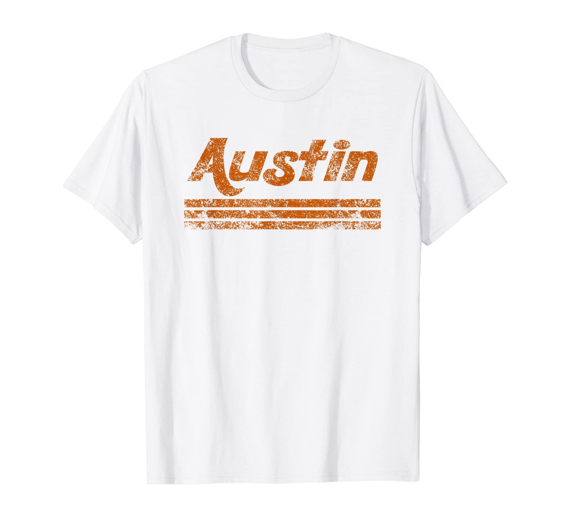 Austin Texas Weathered Stripe T-Shirt - Casual Everyday Wear Unisex - T-Shirt, Sweatshirt, Hoodie