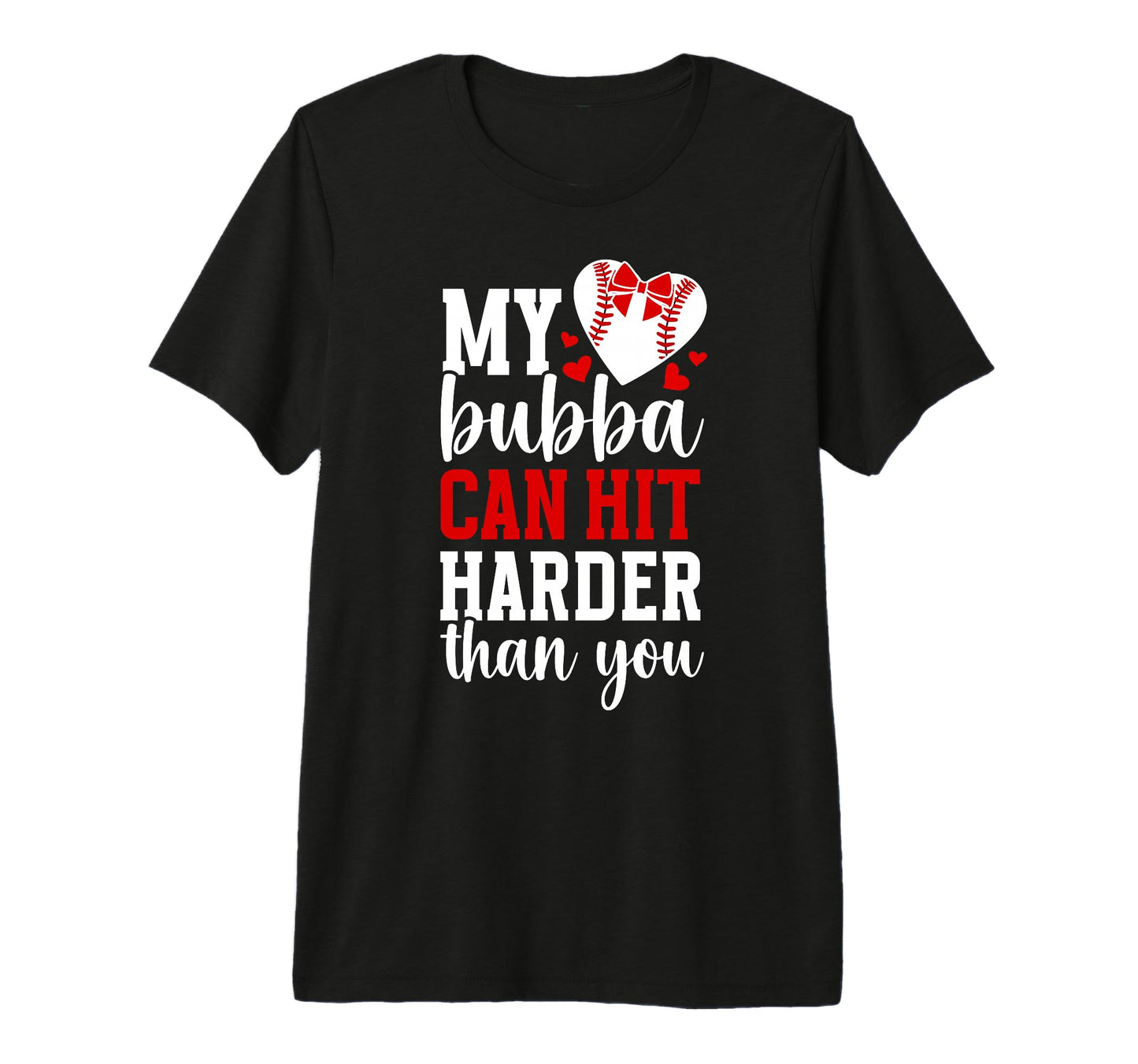 My Bubba Baseball Sister Baseball Player T-Shirt - Minimalist Print Unisex - T-Shirt, Sweatshirt, Hoodie